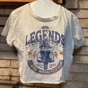 Originality classic motorcycle club 1936 Crop Legends Graphic T-Shirt
